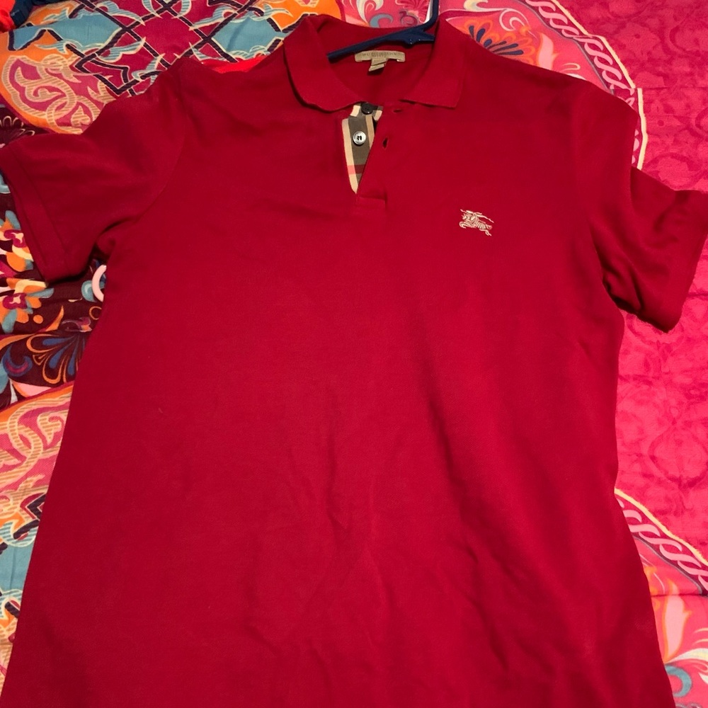 Mens Burberry Polo Shirt Worn One Time